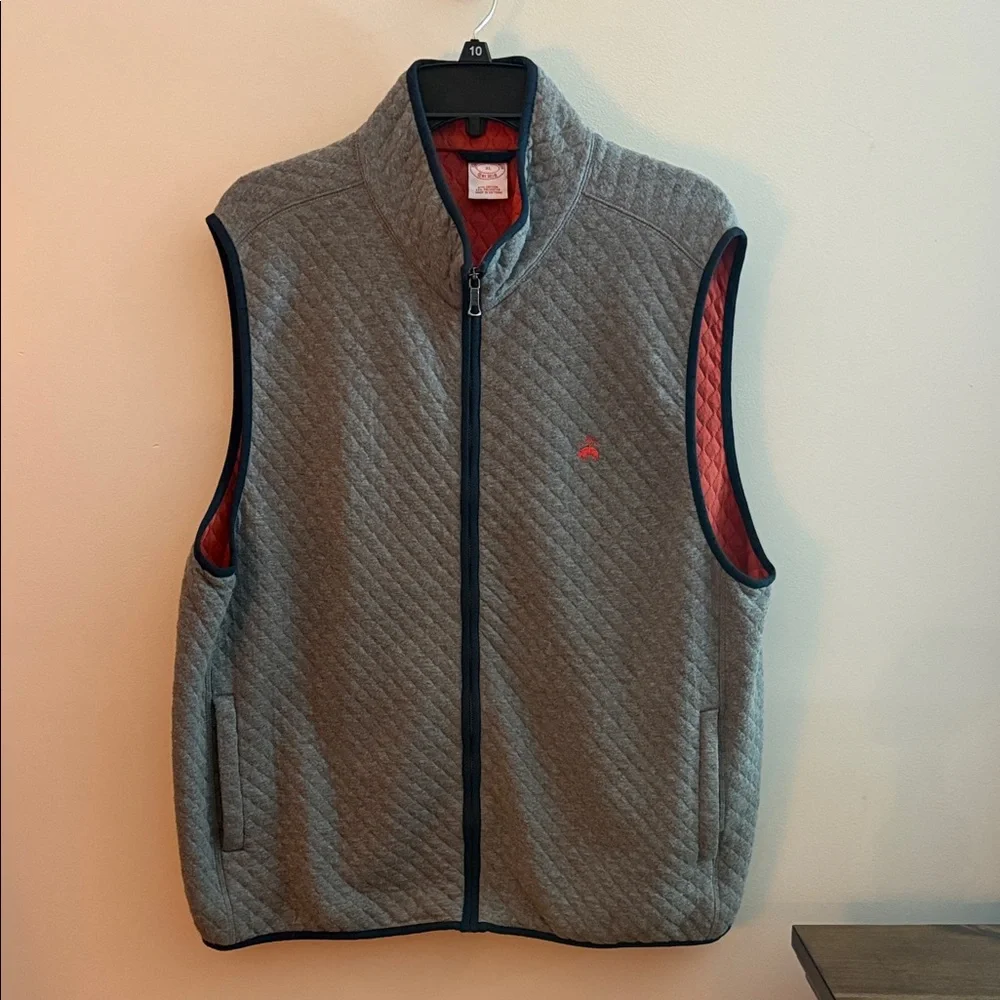 Gray Brooks Brothers Quilted Vest - Picture 1 of 5